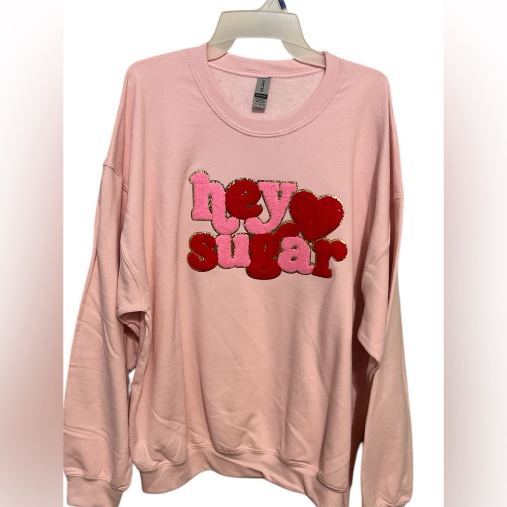 Hey Sugar Valentines Sweater NWOT Size XL